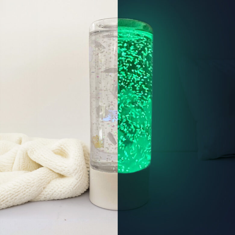 Bouteilles sensorielles phosphorescentes