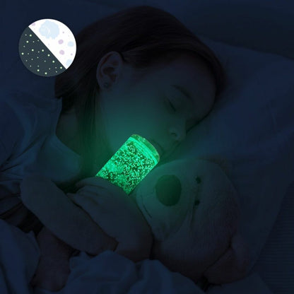 Bouteilles sensorielles phosphorescentes